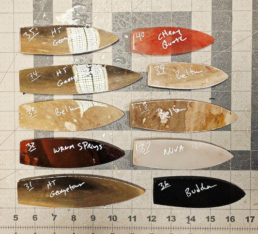 Page 4 Agate Basin Preforms,Flintknapping Slabs.