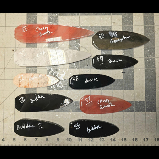 Page 5 Dovetail Preforms,Flintknapping Slabs.