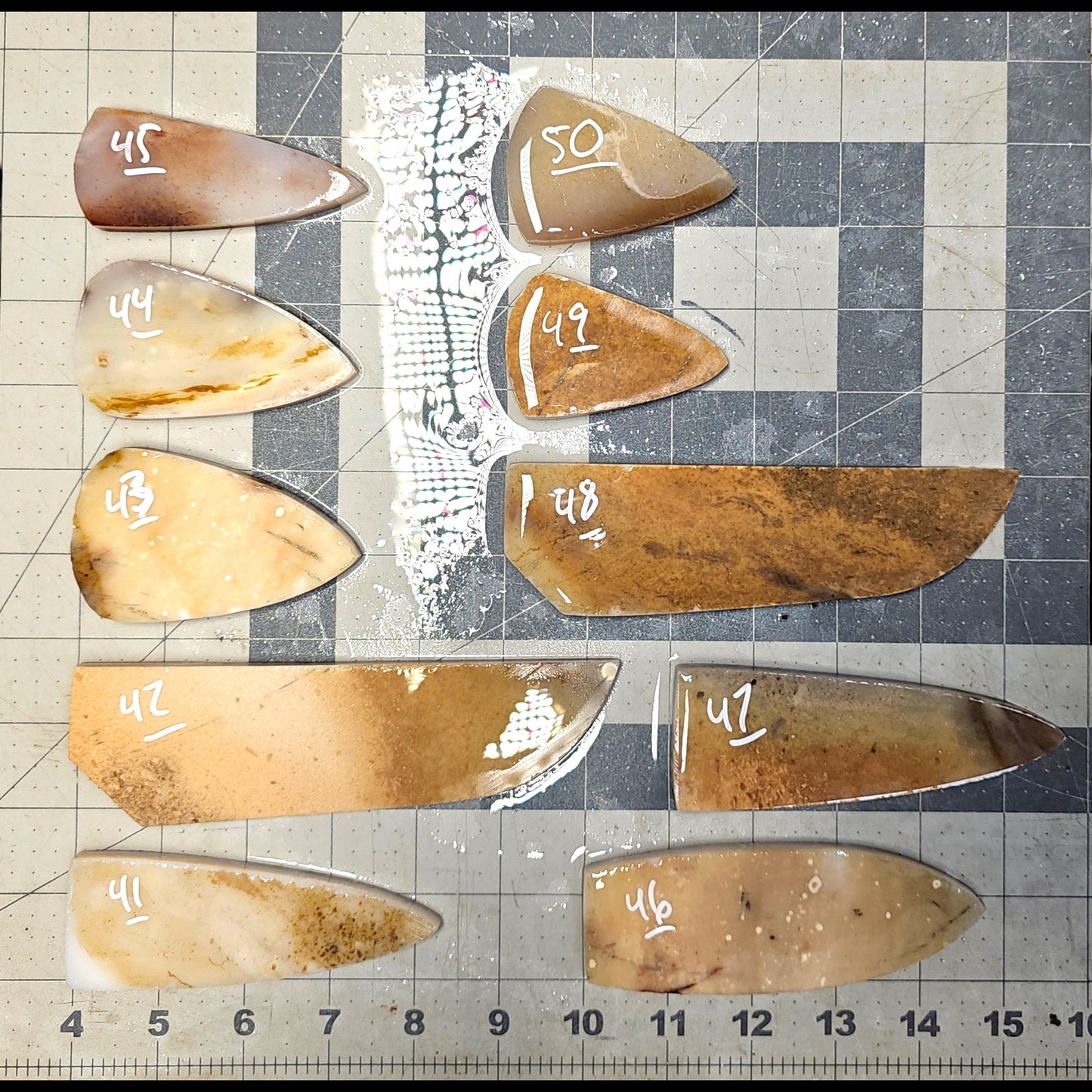 Page 5 Paiute Agate Preforms, Flintknapping Slabs.
