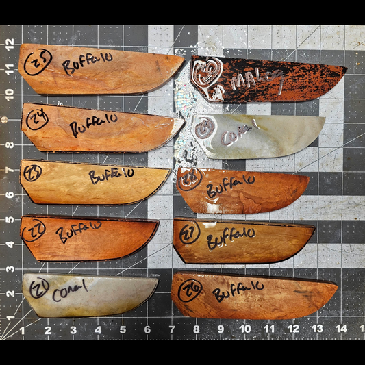 Page 3, Knife Blade Preforms,Flintknapping Slabs.