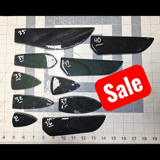 Page 4 Rainbow Obsidian Preforms, Flintknapping Slabs. Price Reduced