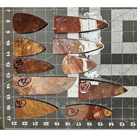 Page 4, Alibates Preforms,Flintknapping Slabs.