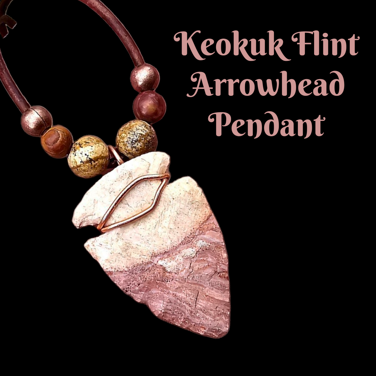 Keokuk Arrowhead Pendant / Arrowhead Point