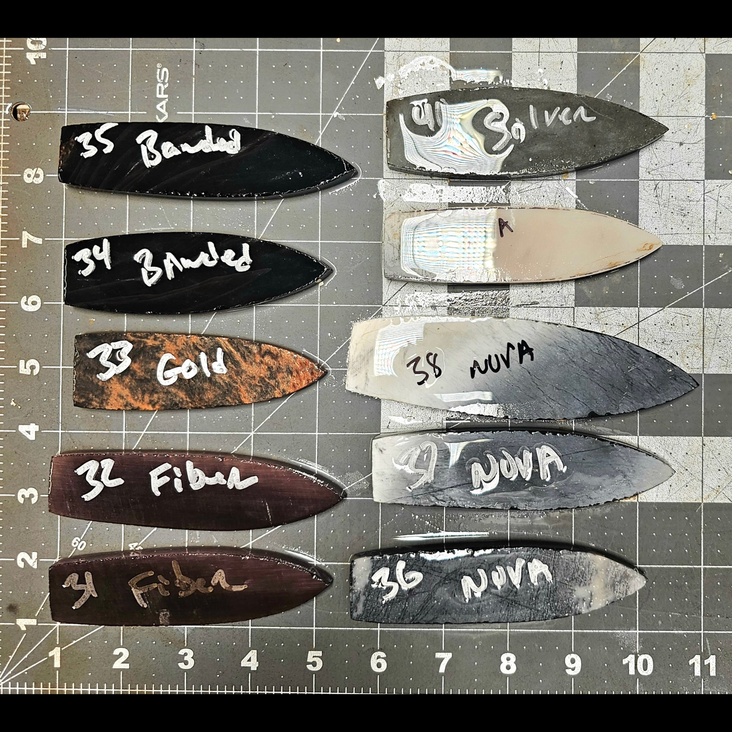 Page 4 Agate Basin Preforms,Flintknapping Slabs.