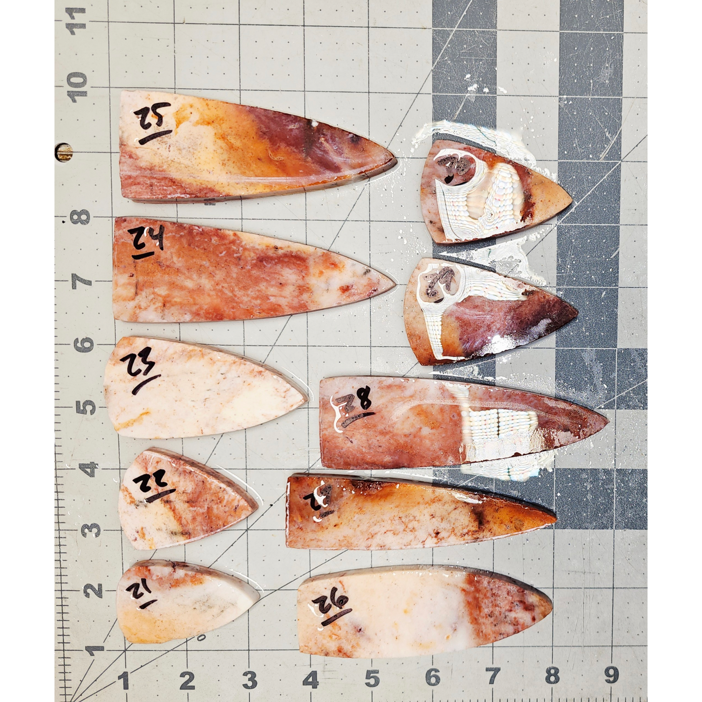 Page 3, Coastal  Plains Preforms,Flintknapping Slabs.