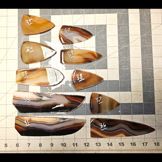 Page 4, Brazilian Agate Preforms,Flintknapping Slabs.