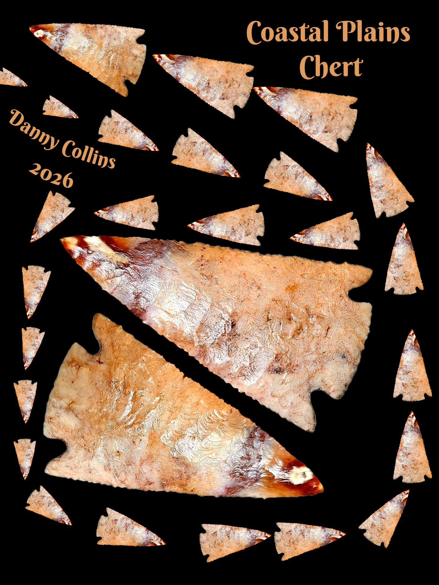 Page 2, Coastal  Plains Preforms,Flintknapping Slabs.