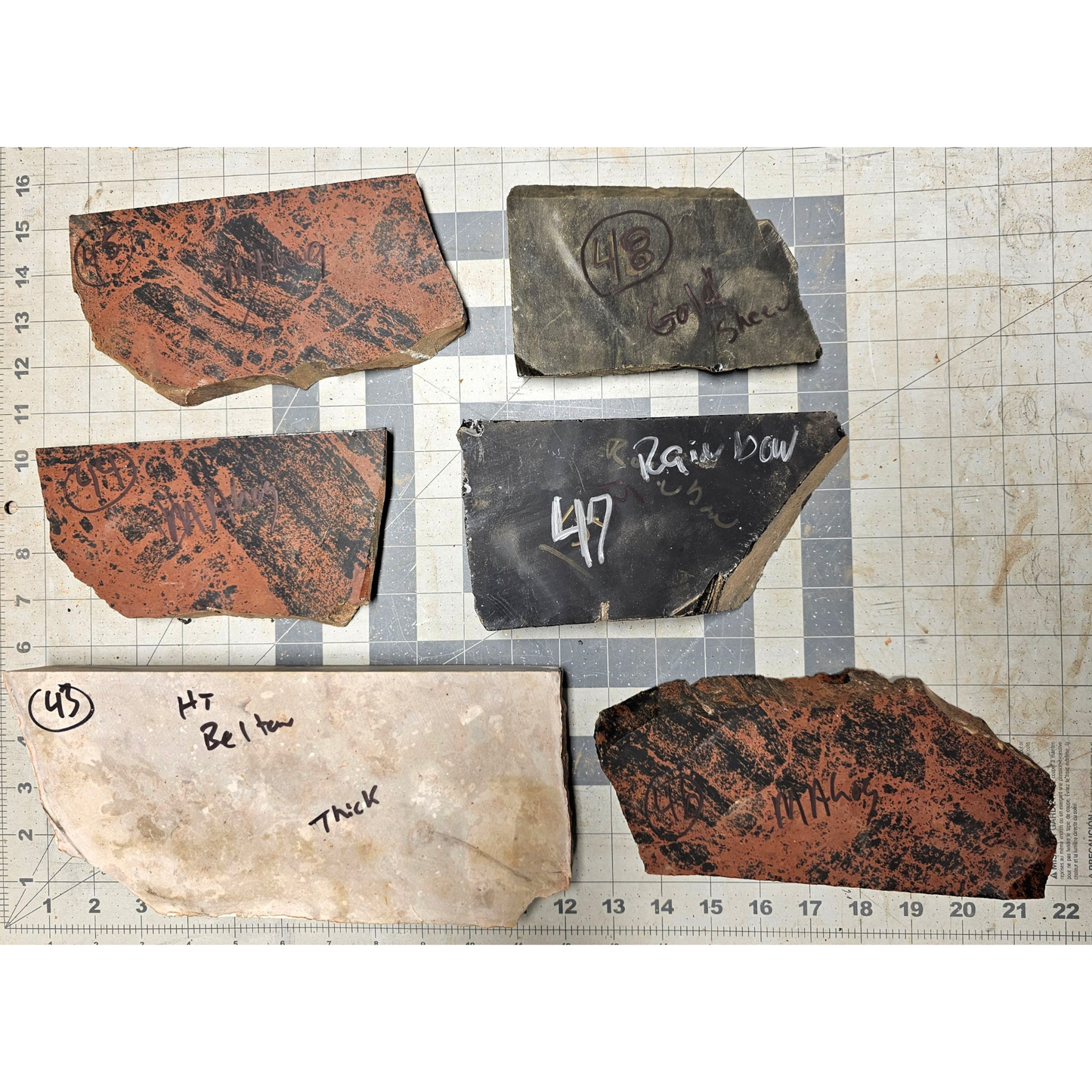 Page 8 Percussion Slabs, Flintknapping Percussion Slabs