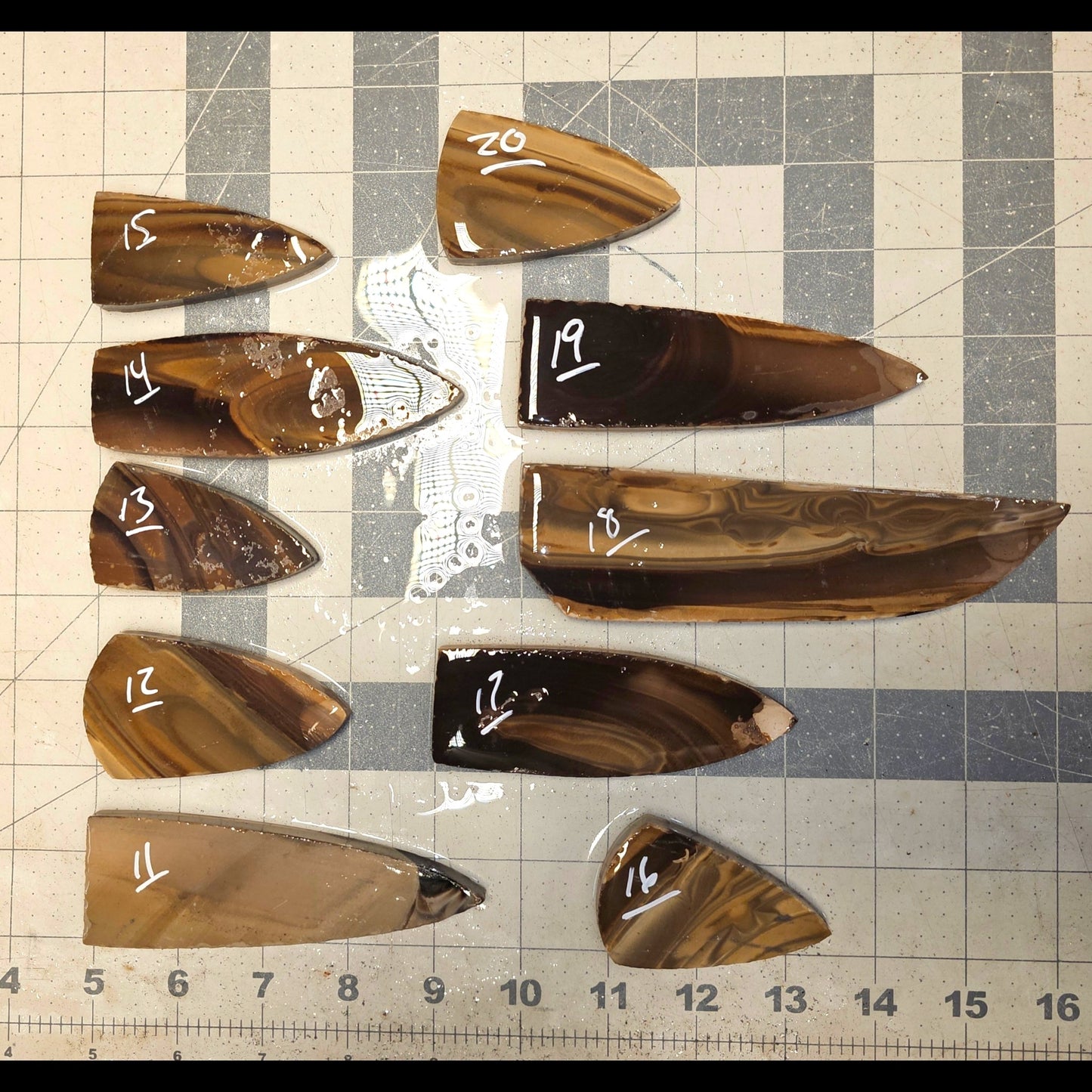 Page 2 Polish Flint Preforms, Flintknapping Slabs.