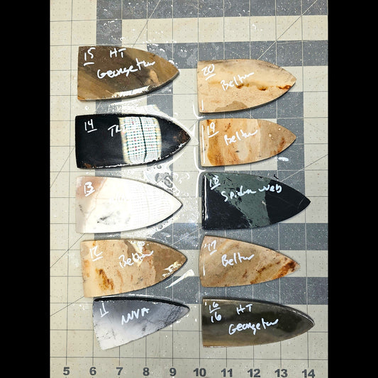 Page 2 Andice / Bell /Calf Creek Preforms,Flintknapping Slabs.