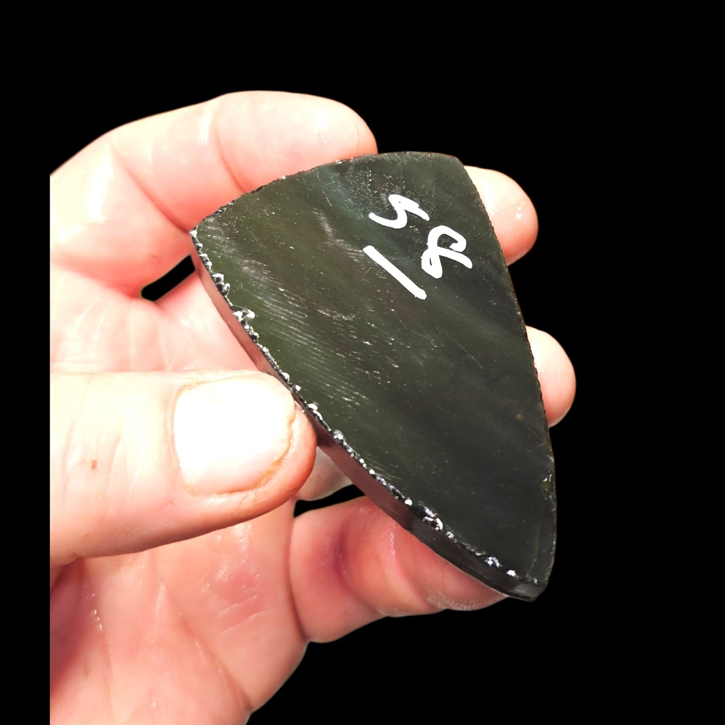 Page 6 Mexican Rainbow Obsidian Preforms, Flintknapping Slabs.
