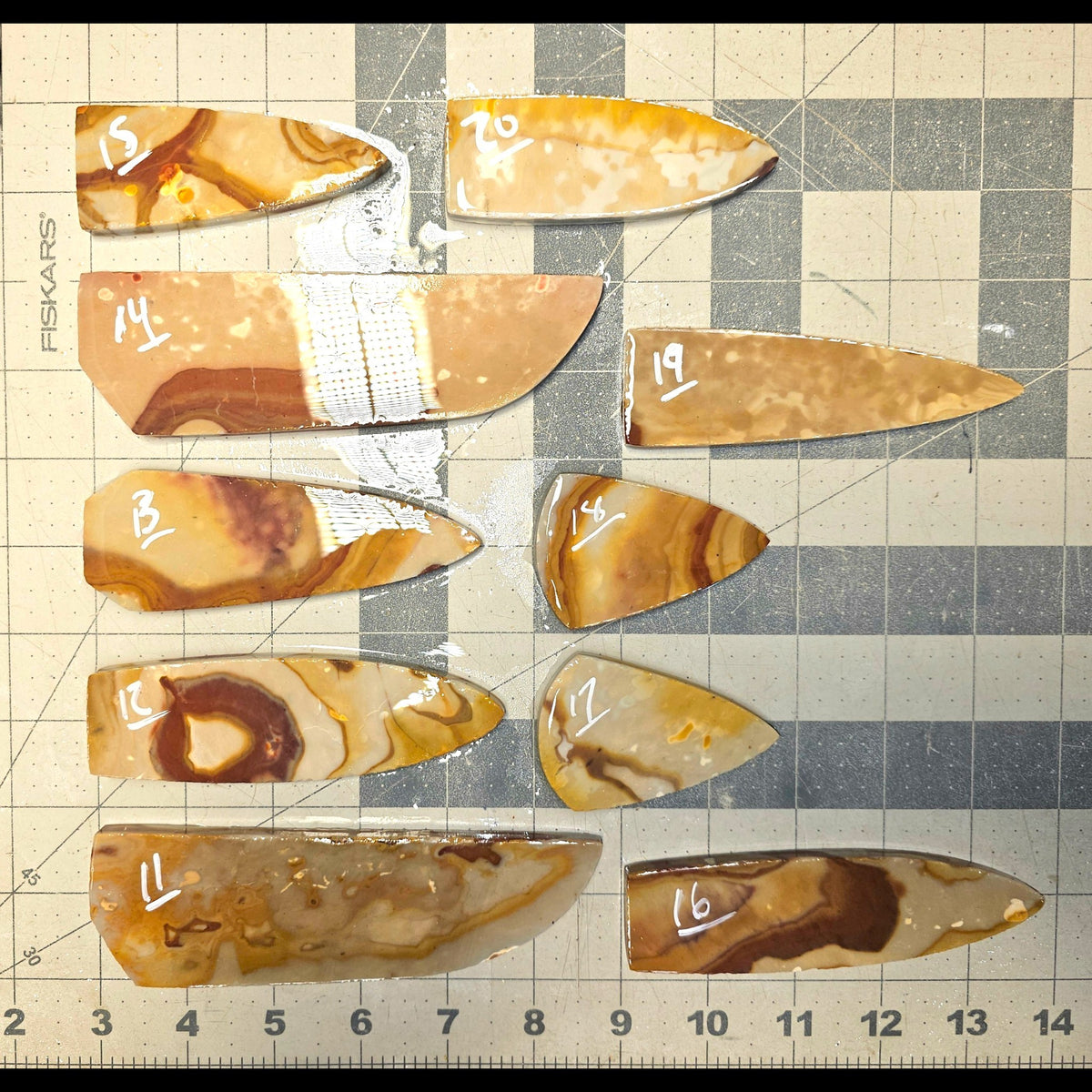 Page 2, Bullseye Agate Preforms,Flintknapping Slabs