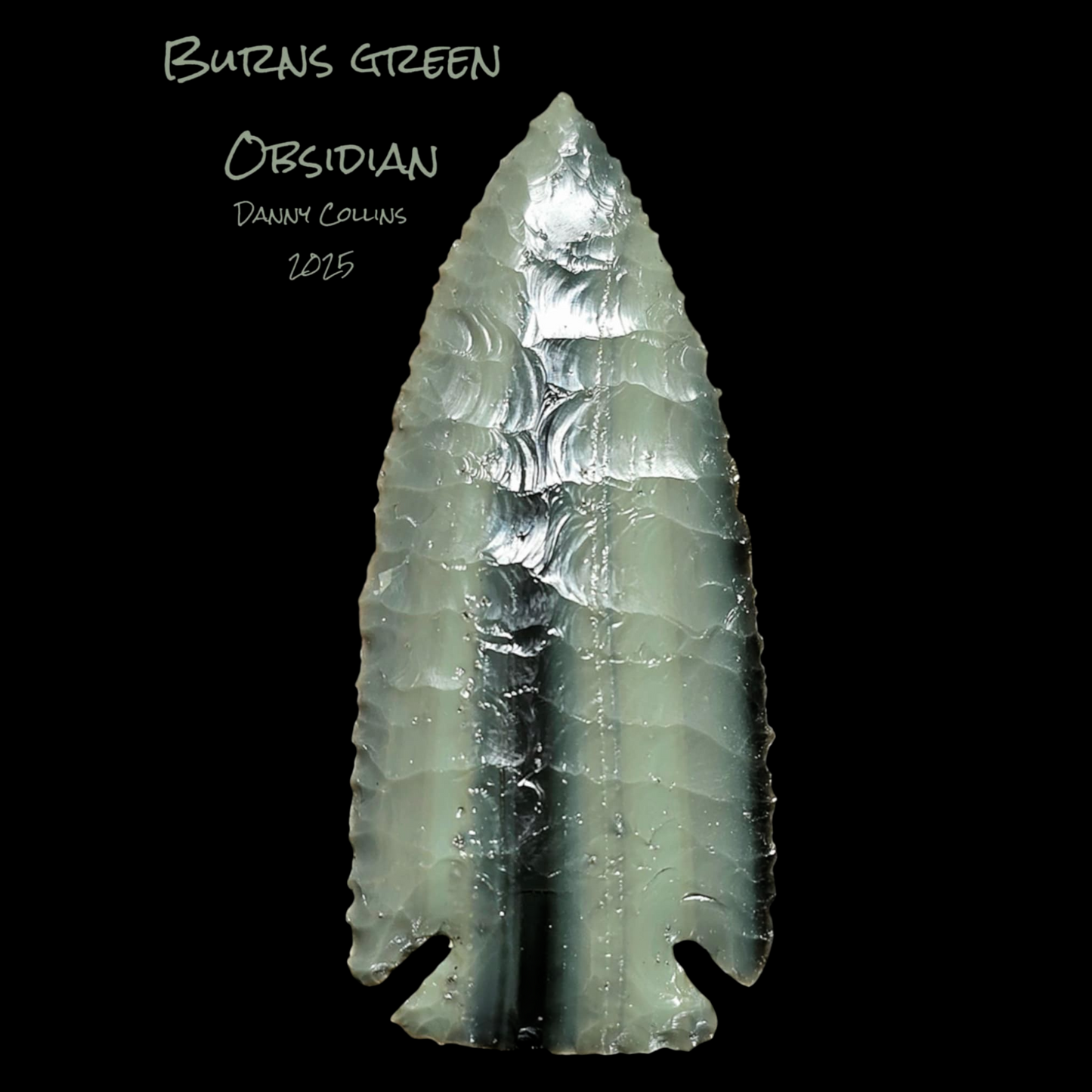 Page 3, Burns Green Obsidian Preforms,Flintknapping Slabs.