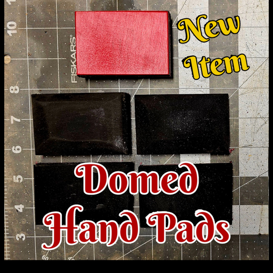 Flintknapping Domed Hand Pad, great For working Edges.