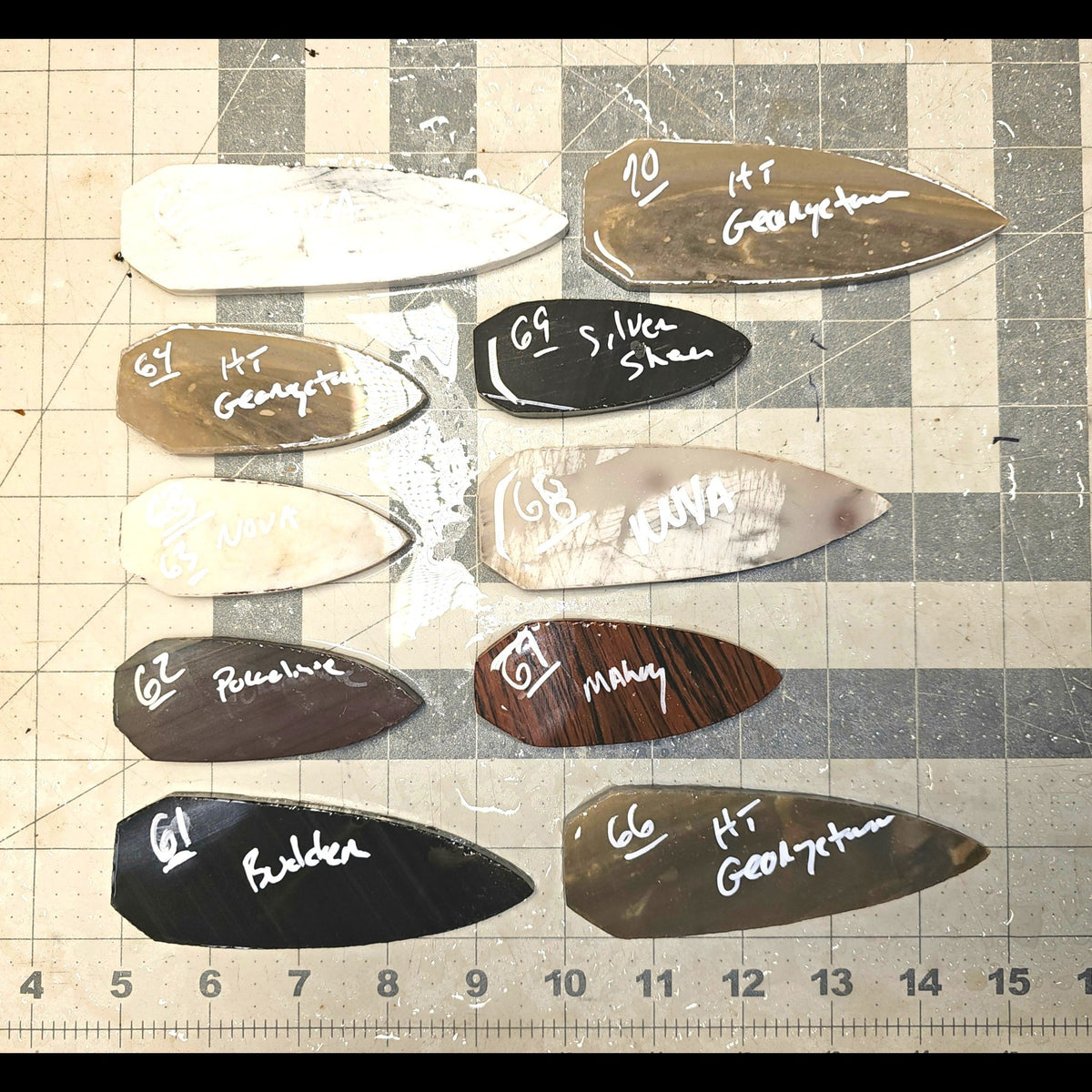 Page 6 Dovetail Preforms,Flintknapping Slabs.