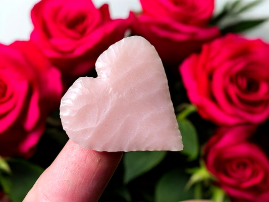Pink Novaculite Heart Preforms,Flintknapping Slabs.