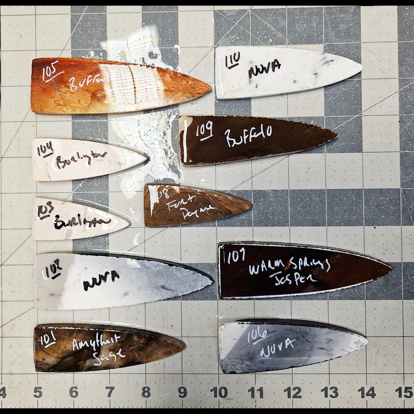 Page 11 Dalton Preforms, Flintknapping Slabs.