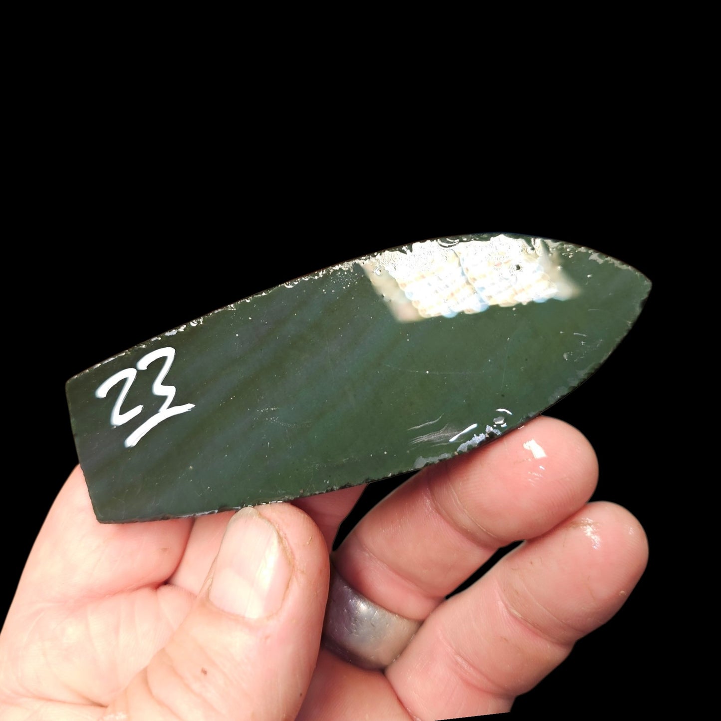 Page 3 Mexican Rainbow Obsidian Preforms, Flintknapping Slabs.