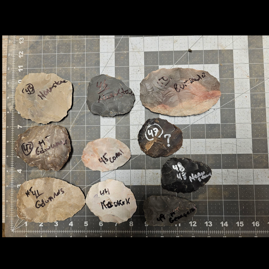 Page 5 Bifaces, Flintknapping Stone, Flint , Chert