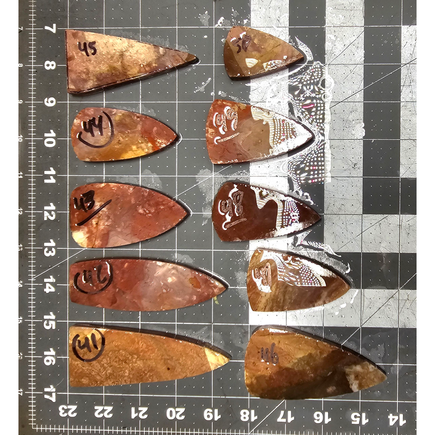 Page 5, Alibates Preforms,Flintknapping Slabs.