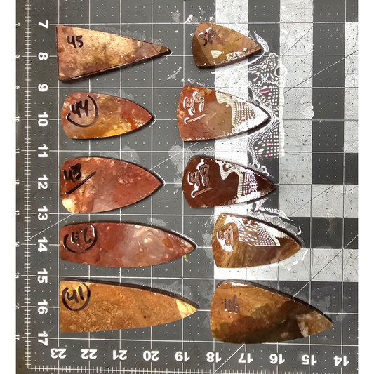 Page 5, Alibates Preforms,Flintknapping Slabs.