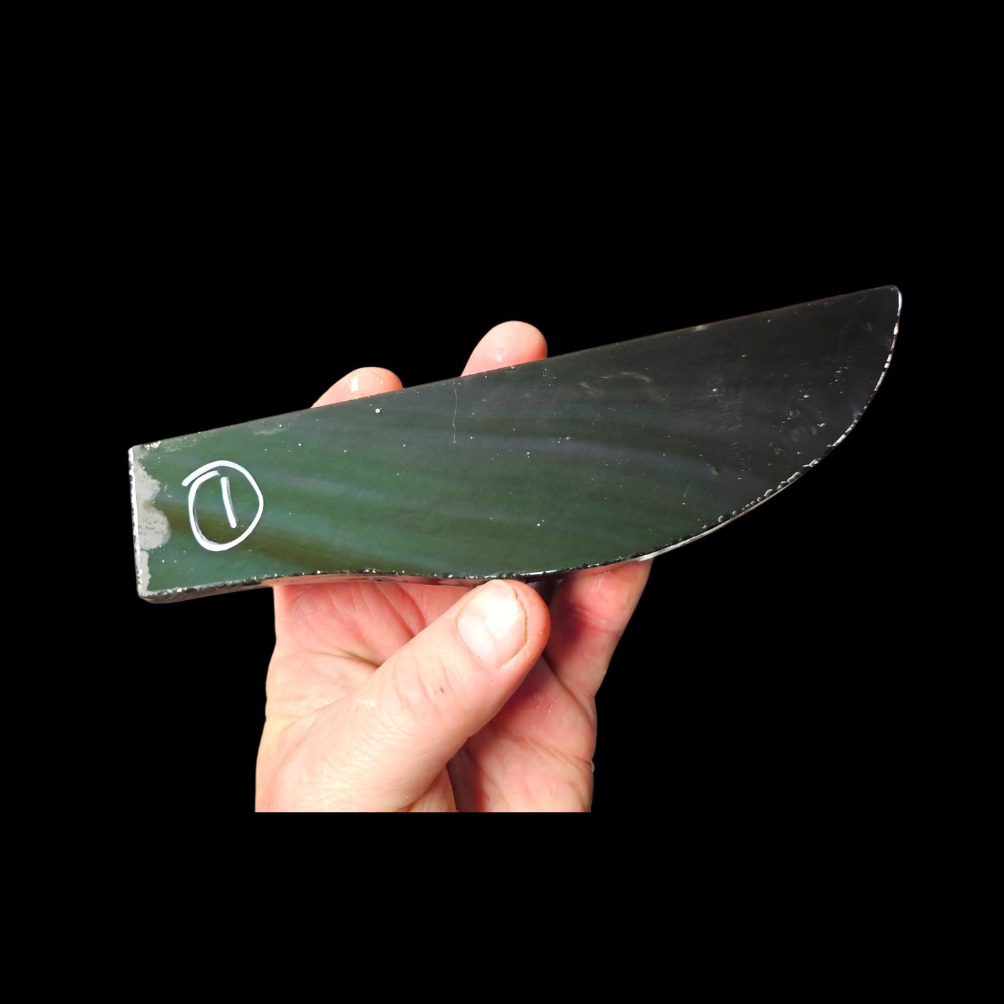 Page 1 Mexican Rainbow Obsidian Preforms, Flintknapping Slabs.