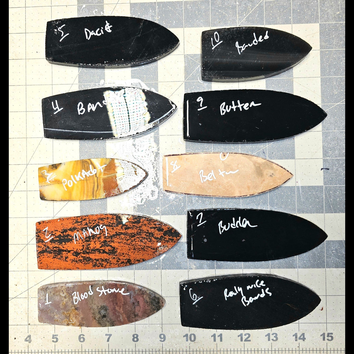 Page 1 Clovis Preforms,Flintknapping Slabs.