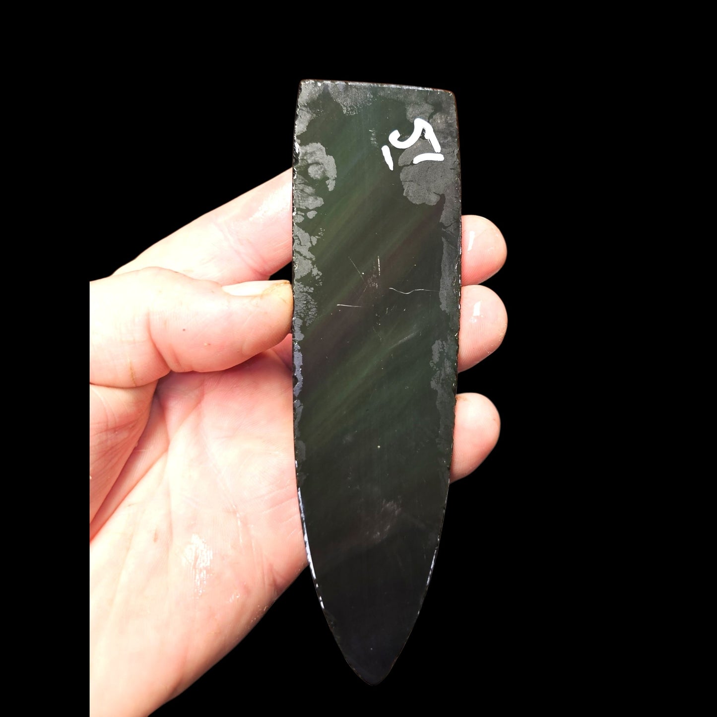 Page 6 Mexican Rainbow Obsidian Preforms, Flintknapping Slabs.