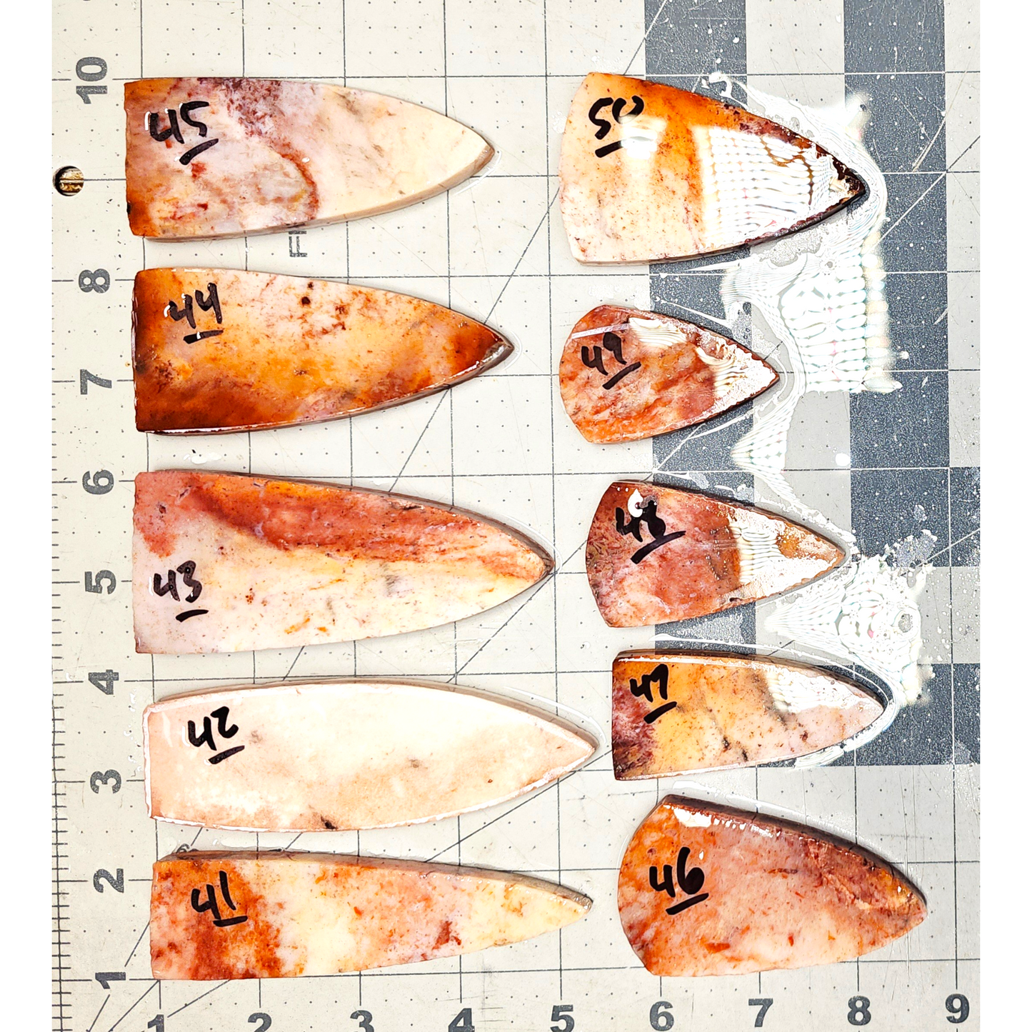 Page 5, Coastal  Plains Preforms,Flintknapping Slabs.