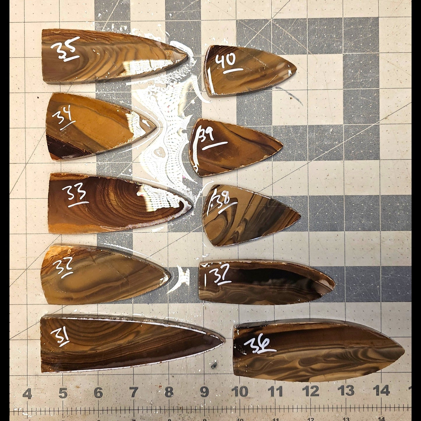Page 4 Polish Flint Preforms, Flintknapping Slabs.