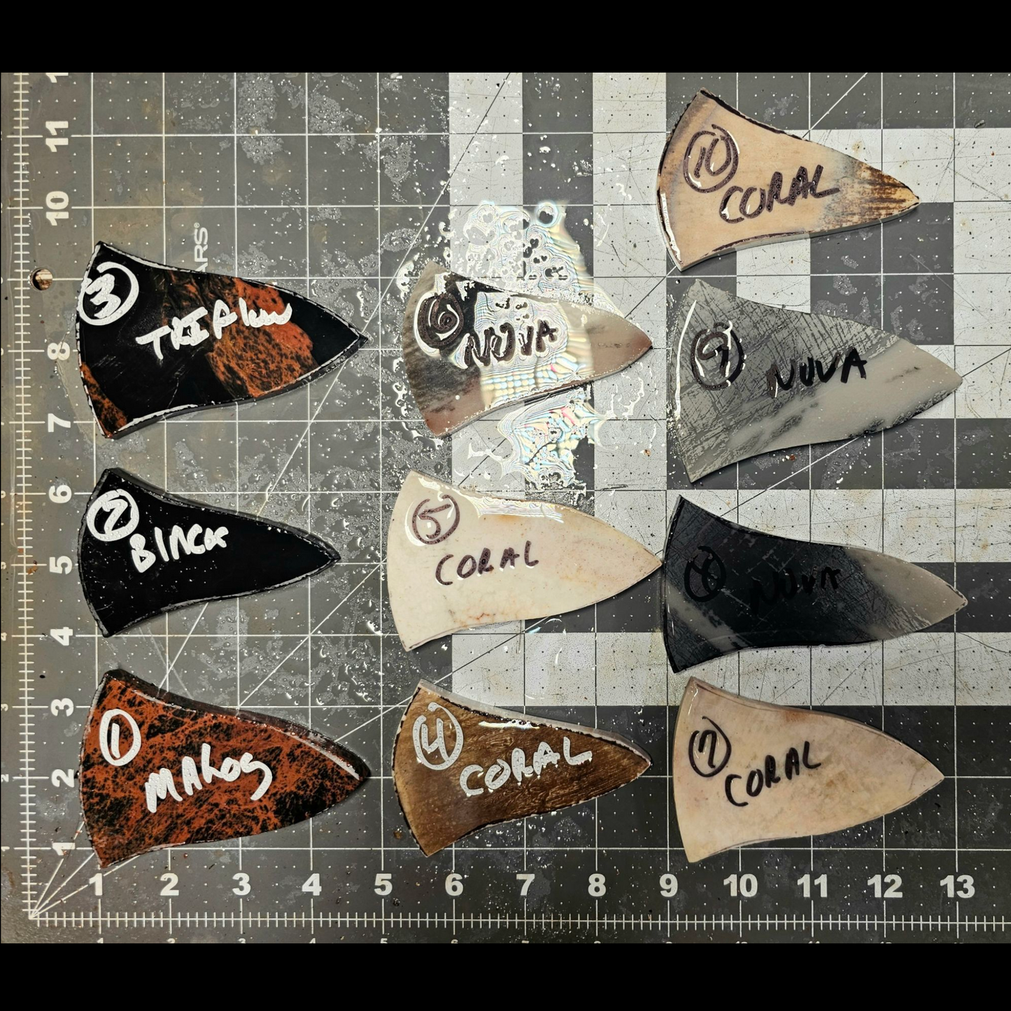 Page 1 , Abby Preforms,Flintknapping Slabs.