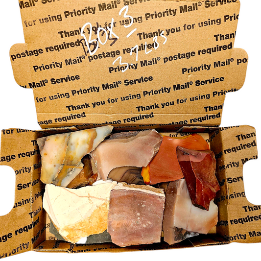 3.7 LBS Of Multi Colored Jaspers, Aggets, and Cherts