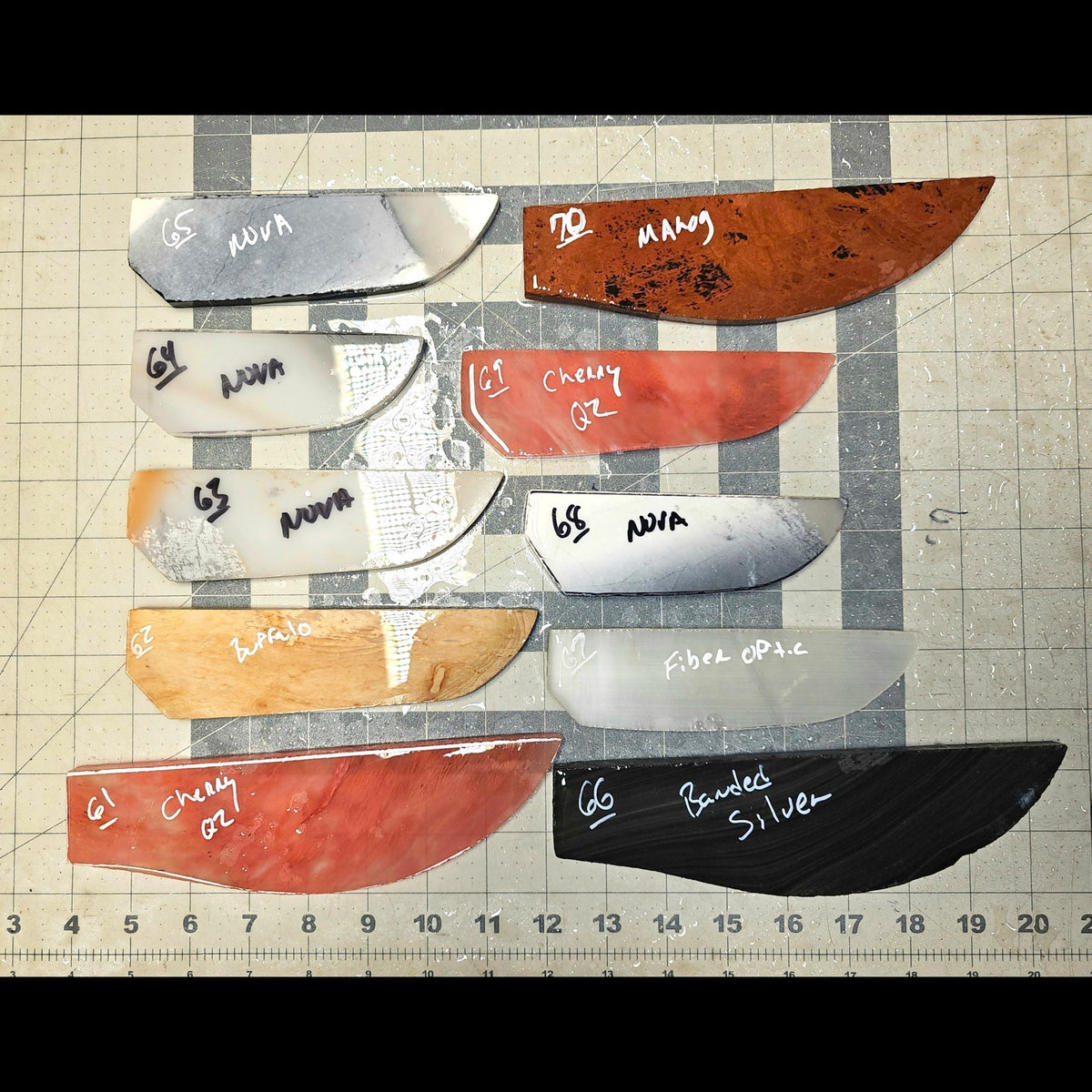 Page 7 Knife Blade Preforms,Flintknapping Slabs.