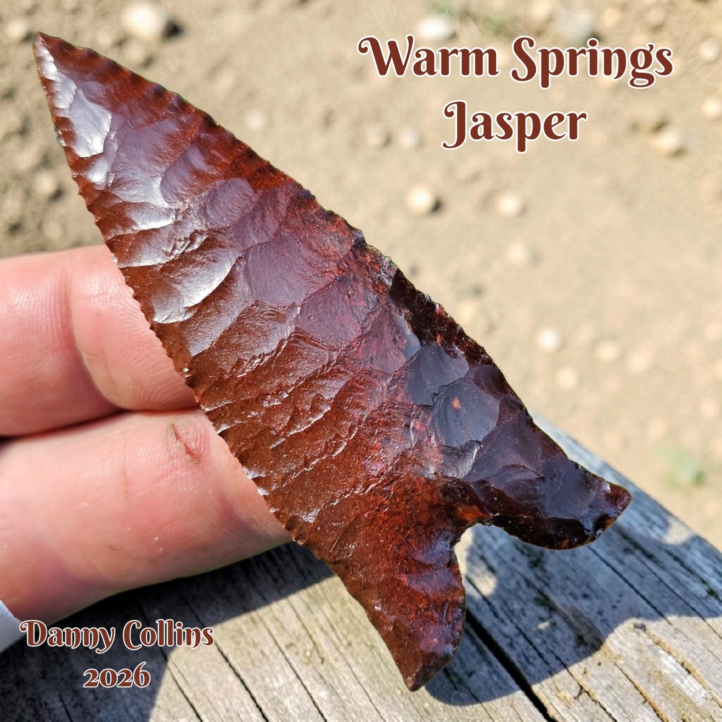Dalton Arrowhead / Spear Point, Warm Springs Jasper Arrowhead