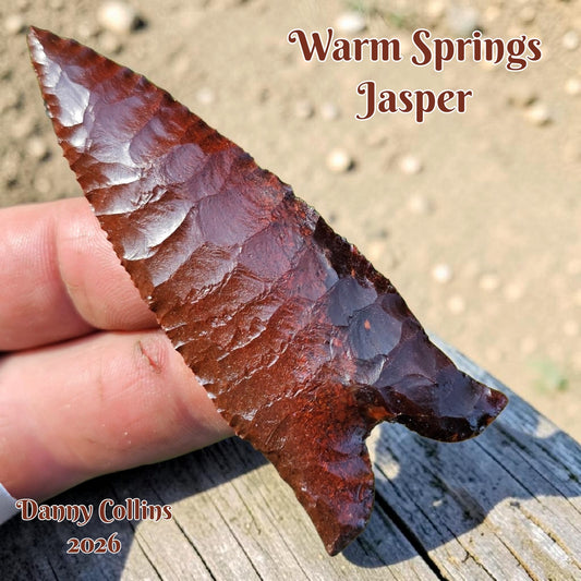 Dalton Arrowhead / Spear Point, Warm Springs Jasper Arrowhead