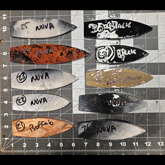 Page 3 Agate Basin,  Beaver Lake Preforms,Flintknapping Slabs.