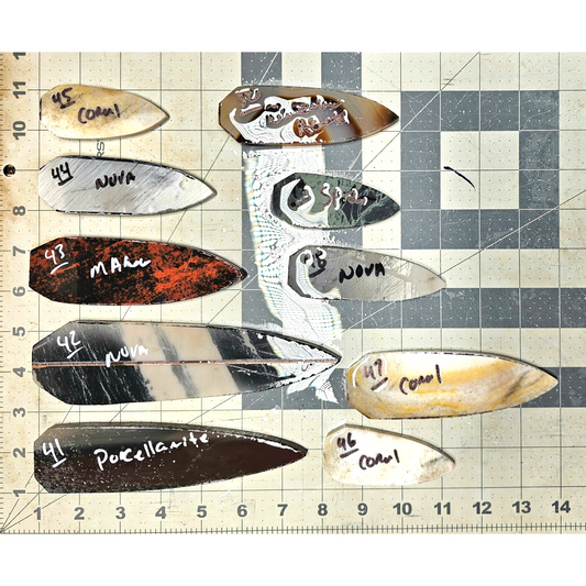 Page 5 Dovetail Preforms,Flintknapping Slabs.