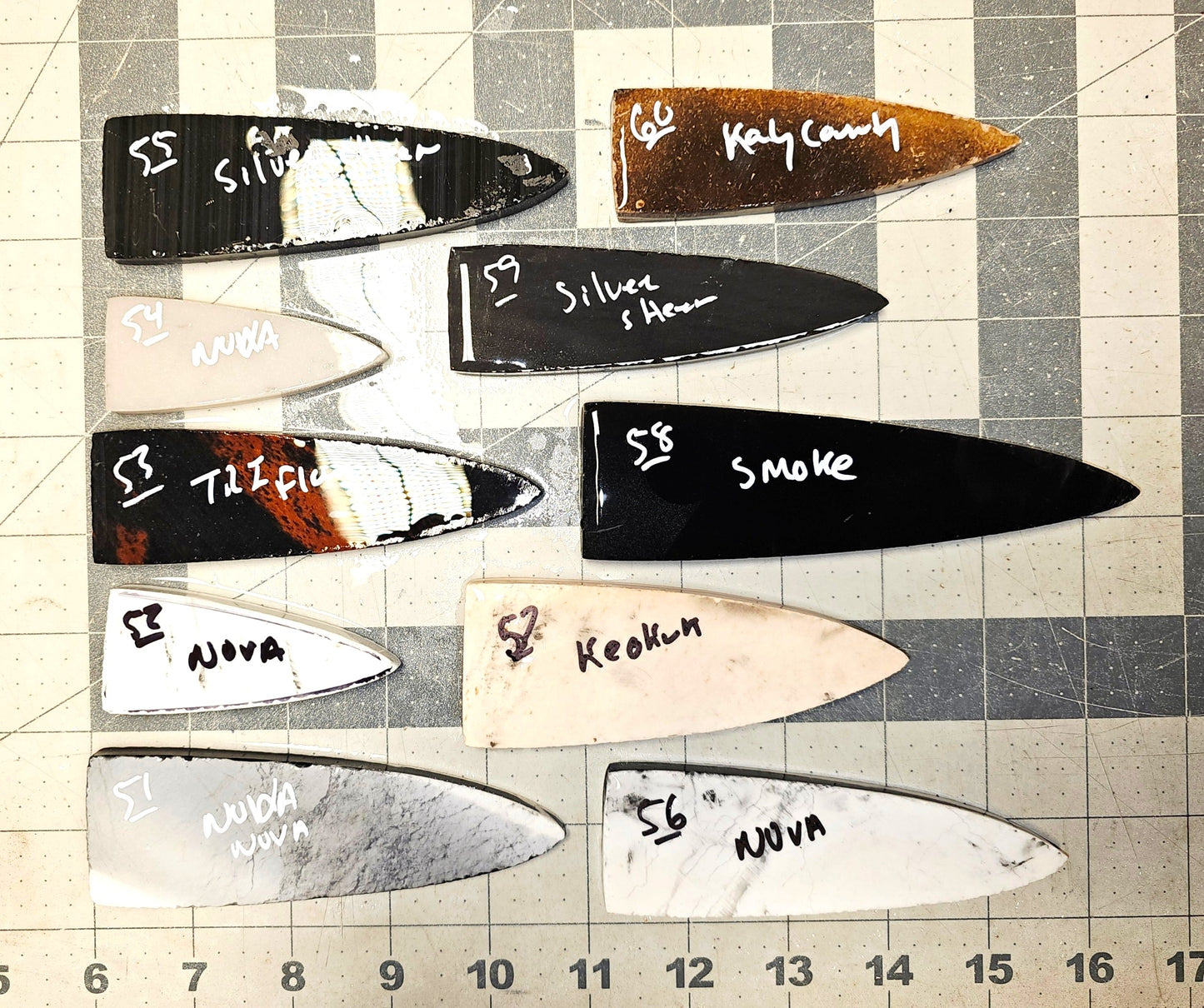 Page 6 Dalton Preforms, Flintknapping Slabs.