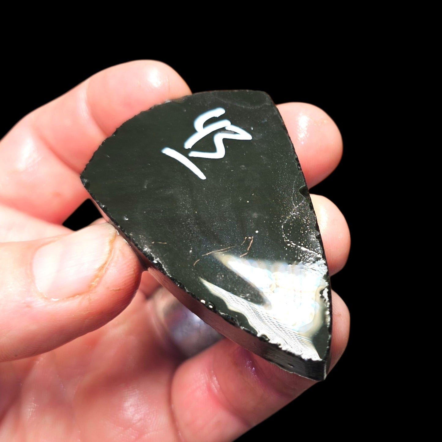 Page 5 Mexican Rainbow Obsidian Preforms, Flintknapping Slabs.