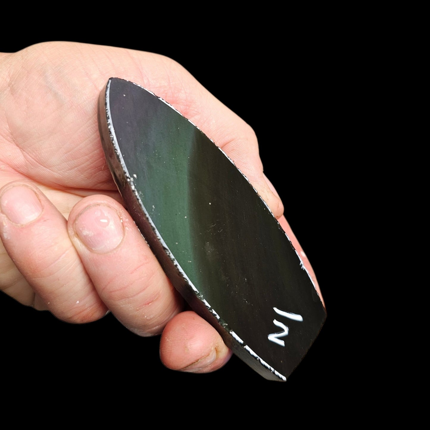 Page 1 Mexican Rainbow Obsidian Preforms, Flintknapping Slabs.