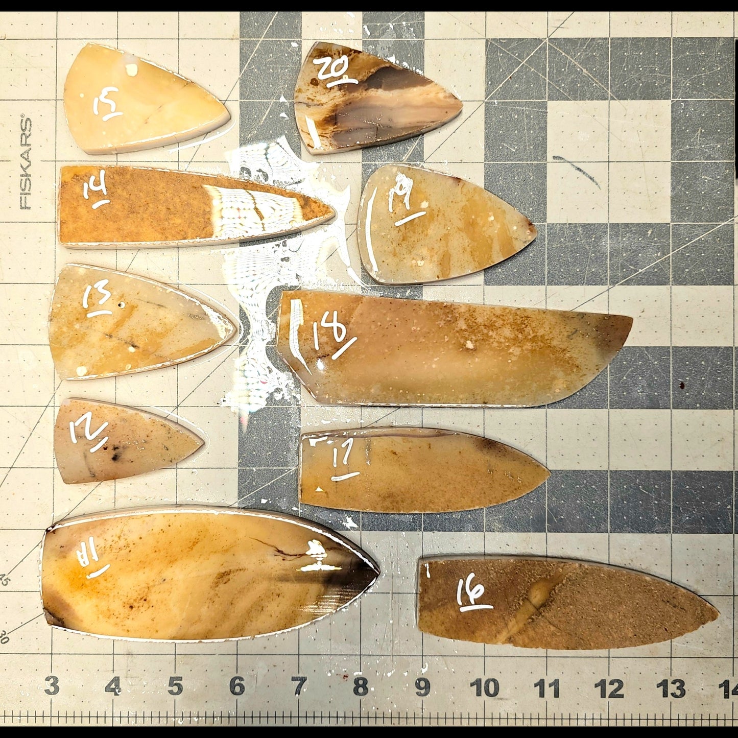 Page 2 Paiute Agate Preforms, Flintknapping Slabs.
