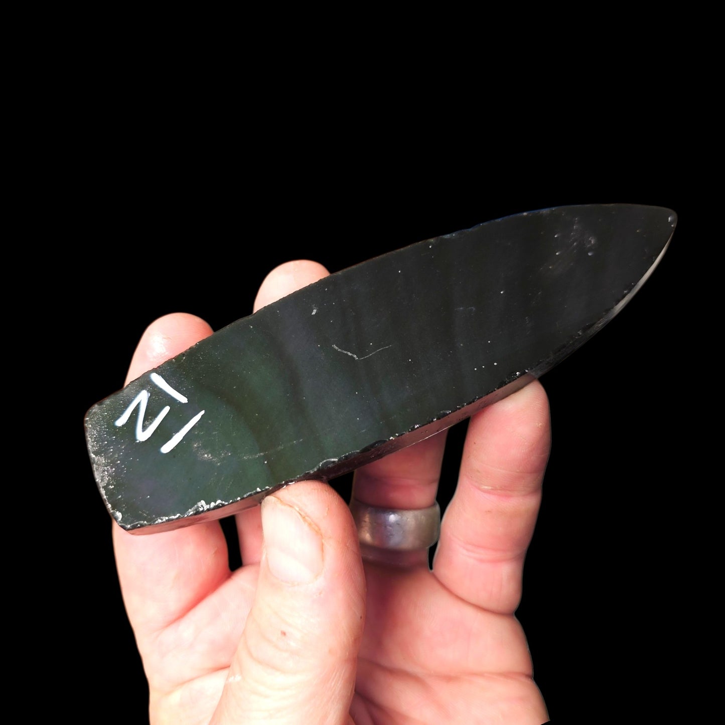 Page 3 Mexican Rainbow Obsidian Preforms, Flintknapping Slabs.
