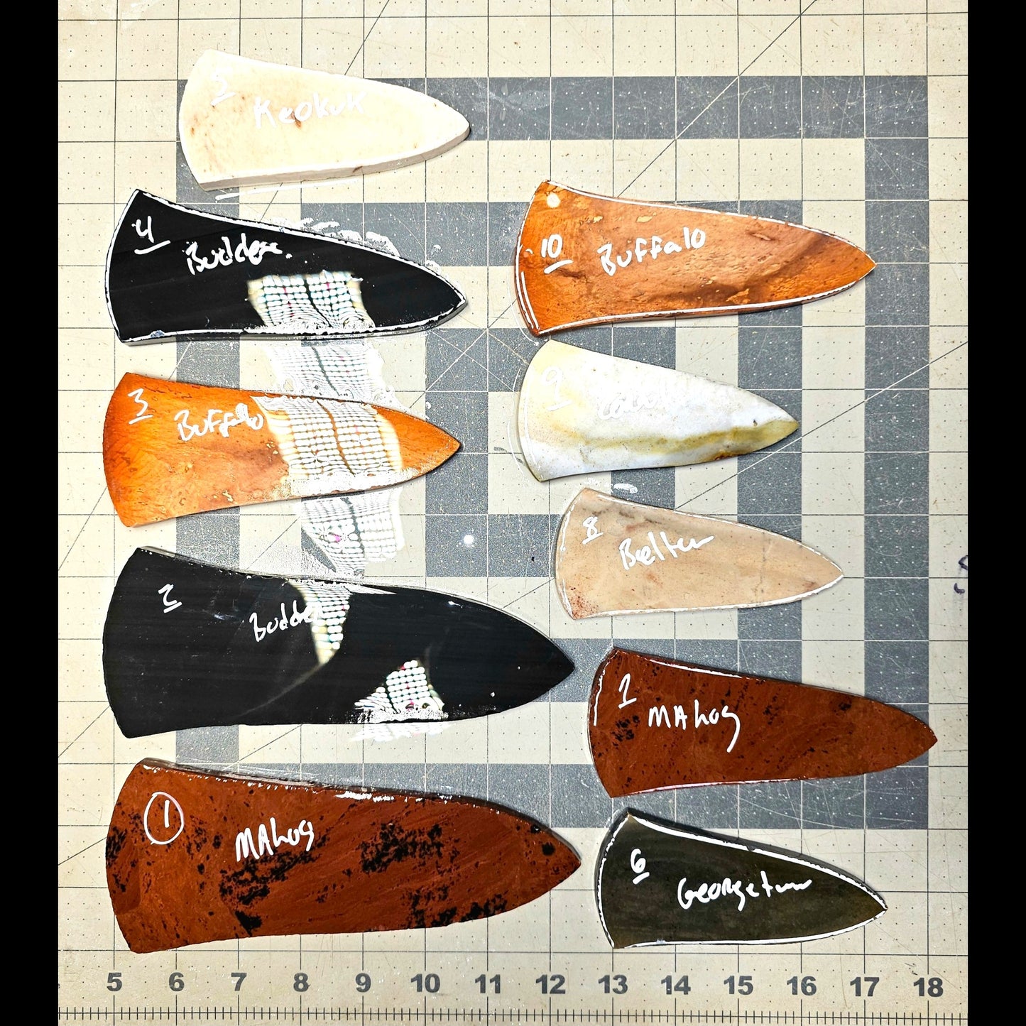 Page 1 Ross Blade Preforms,Flintknapping Slabs.
