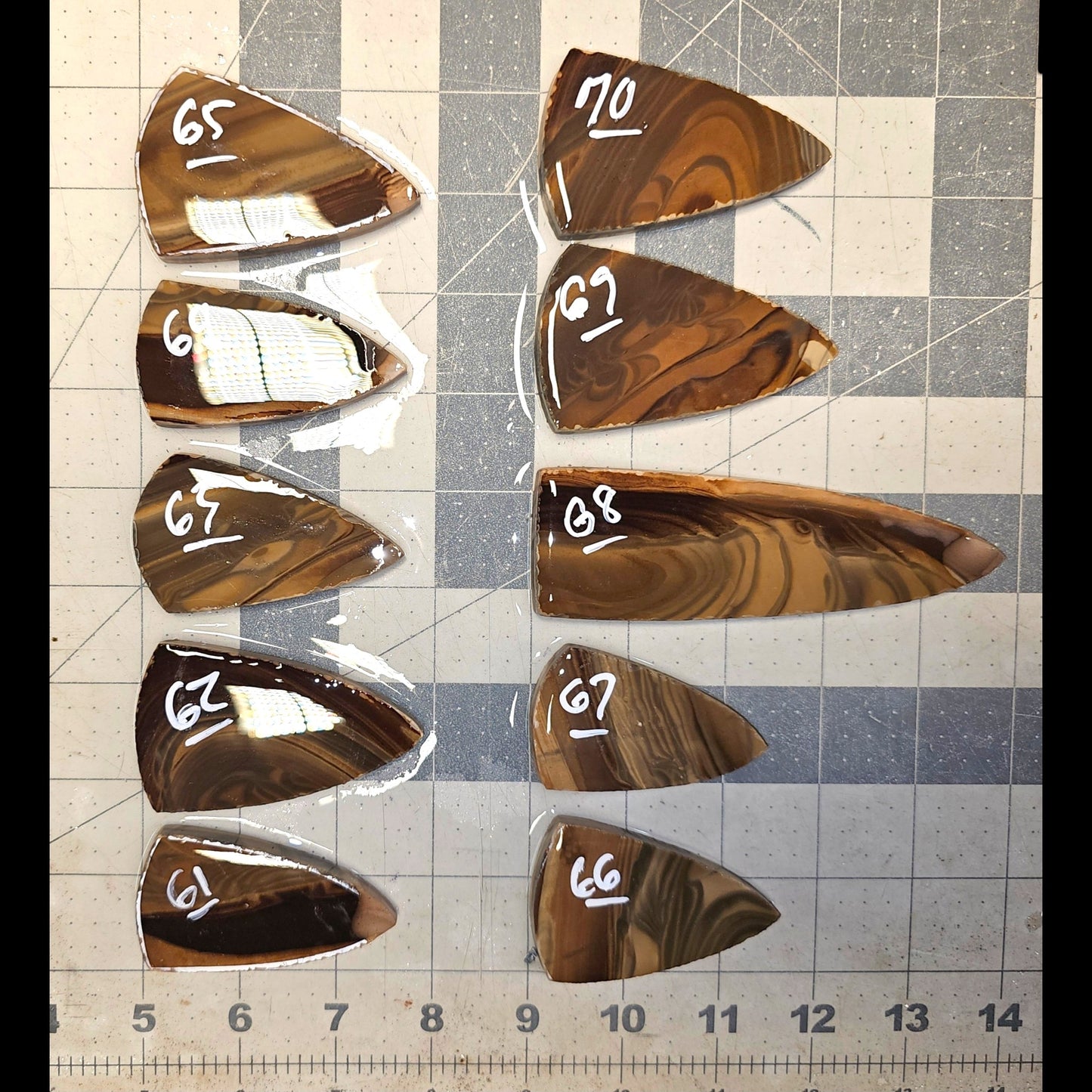 Page 7 Polish Flint Preforms, Flintknapping Slabs.