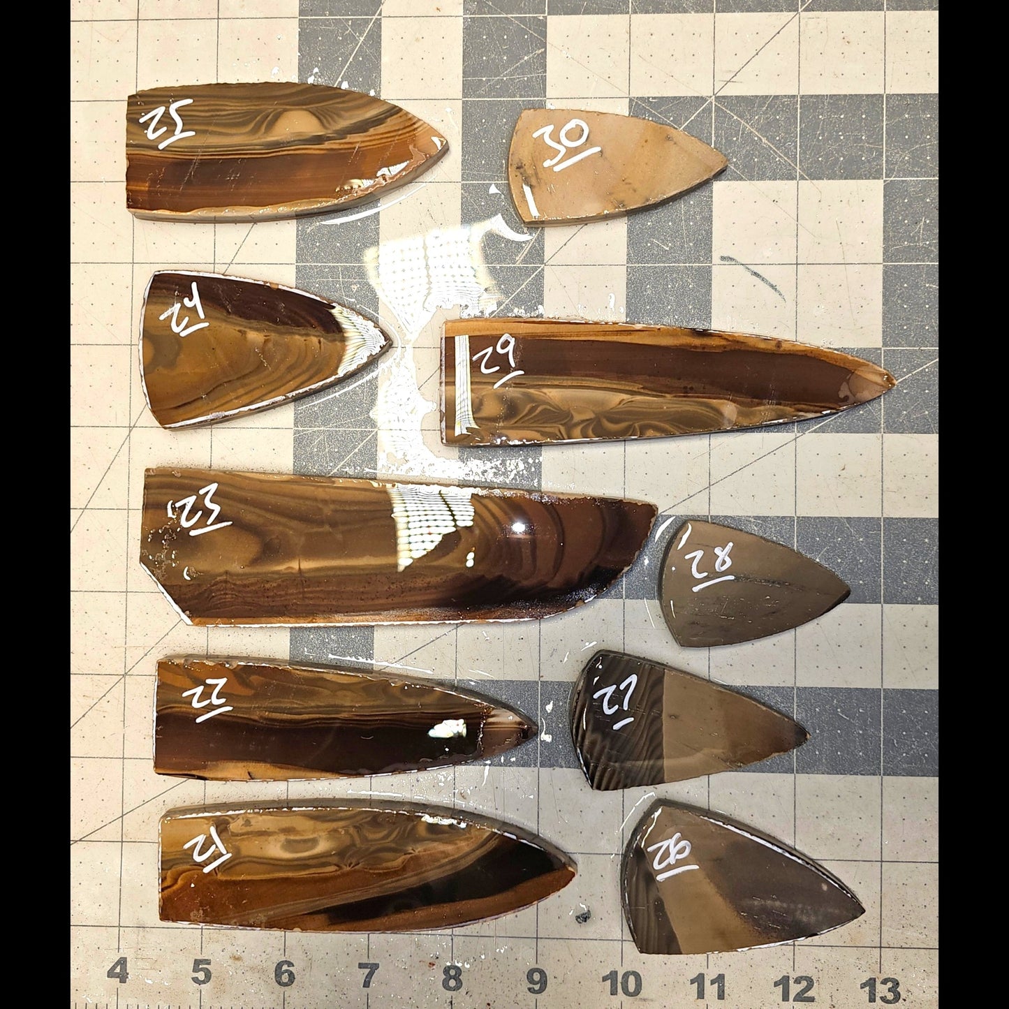 Page 3 Polish Flint Preforms, Flintknapping Slabs.