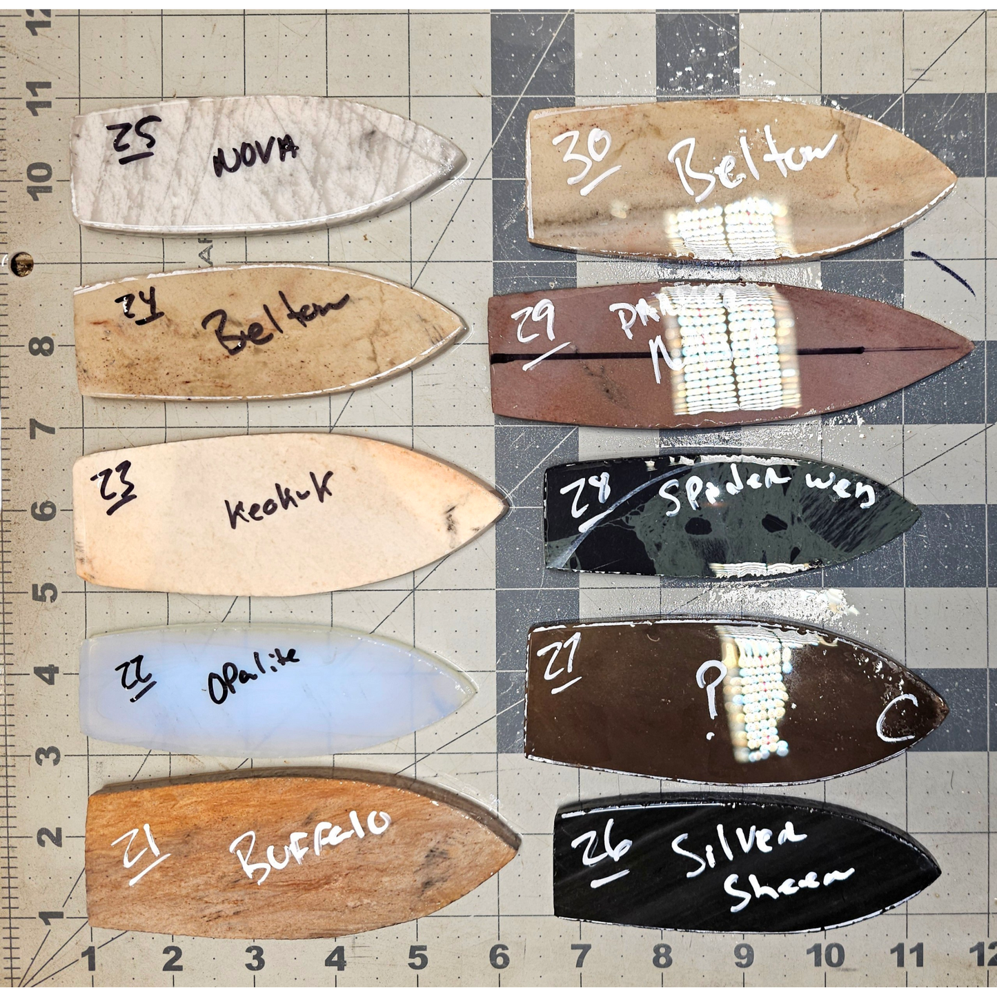 Page 3 Clovis Preforms,Flintknapping Slabs.