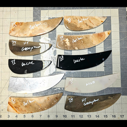 Page 4 Corner Tang, Preforms,Flintknapping Slabs.