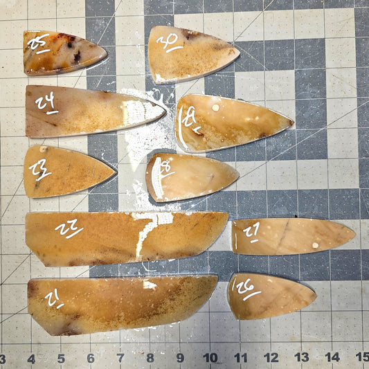 Page 3 Paiute Agate Preforms, Flintknapping Slabs.