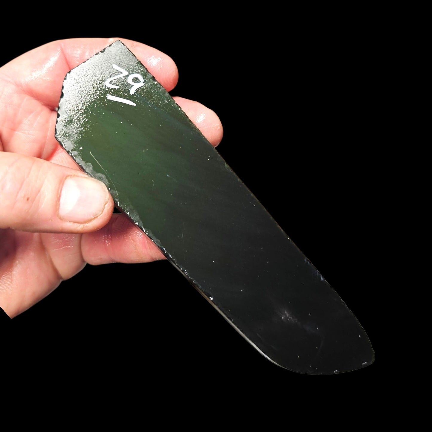 Page 3 Mexican Rainbow Obsidian Preforms, Flintknapping Slabs.
