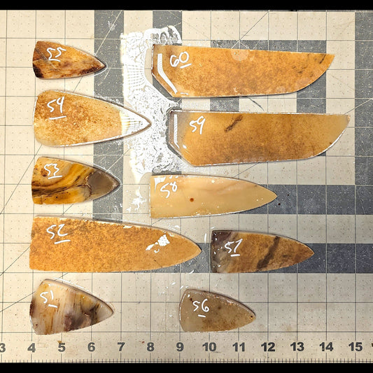 Page 6 Paiute Agate Preforms, Flintknapping Slabs.